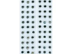 Plastøyne selvklebende – 10mm – 66stk