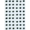 Plastøyne selvklebende – 12mm – 54stk