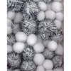 Pomponger sett m/glitter – Hvit – 50ass.