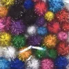 Pomponger sett – Mix glitter – 33ass.