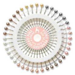 Pony Knappenåler perlehoder 40stk 38×0,60mm – Mix