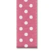 Prikkete bånd 10mm – 45 Rosa – 10m