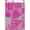 Pronty sjablong A4 – Geometrisk bakgrunn