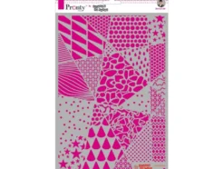 Pronty sjablong A4 – Geometrisk bakgrunn
