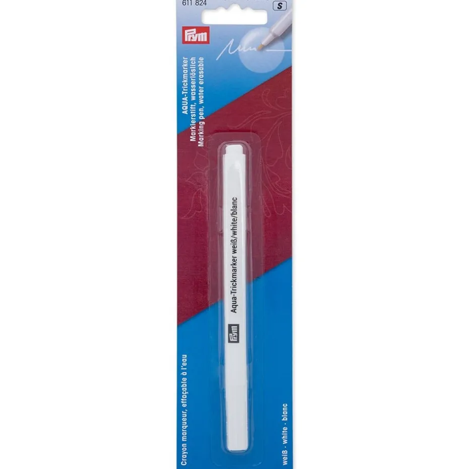 Prym Aqua merkepenn vannløselig – Hvit