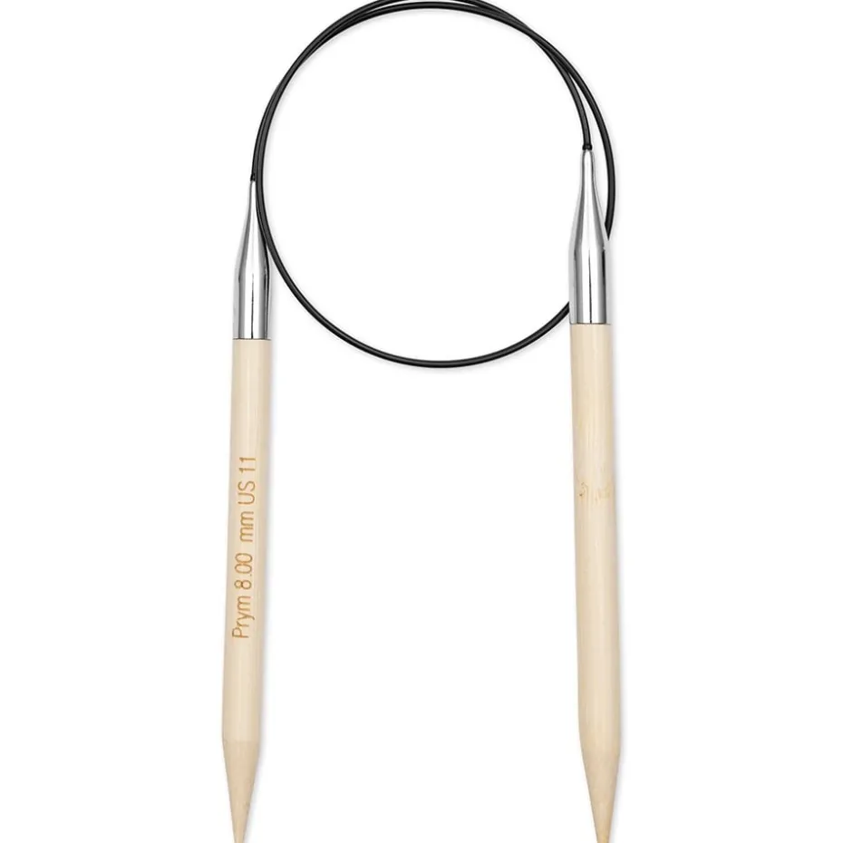 Prym 1530 Bambus Rundpinne – 8,0 – 60cm