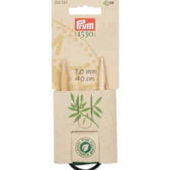 Prym 1530 Bambus Rundpinne – 7,0 – 40cm