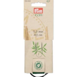 Prym 1530 Bambus Rundpinne – 3,0 – 40cm