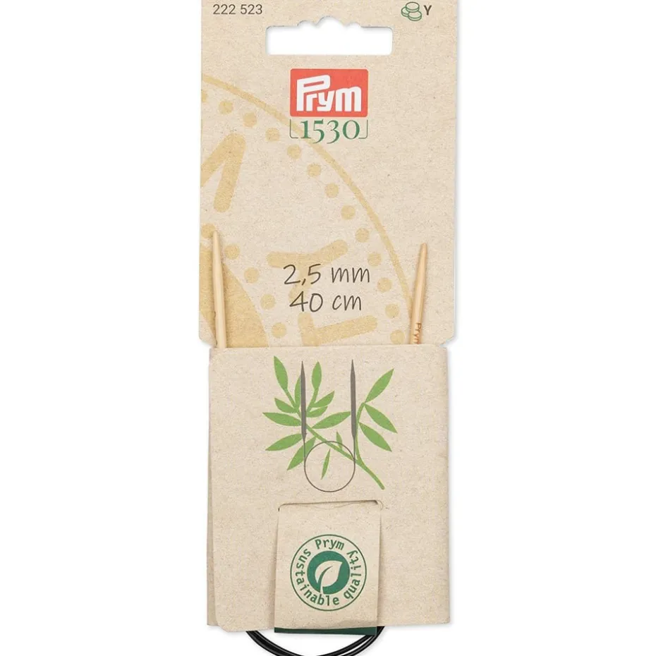 Prym 1530 Bambus Rundpinne – 2,5 – 40cm