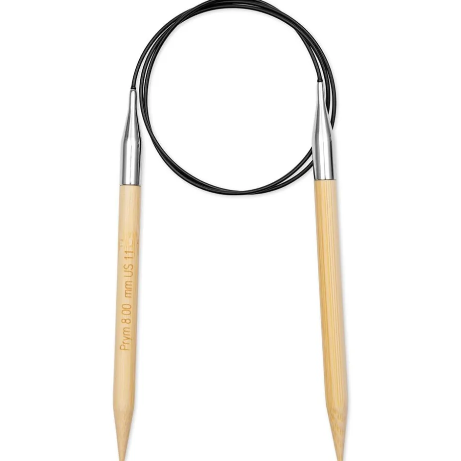 Prym 1530 Bambus Rundpinne – 8,0 – 80cm