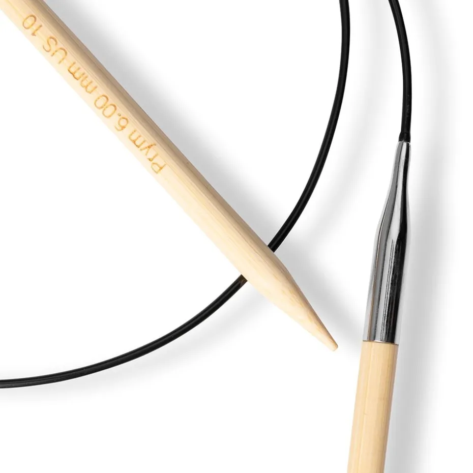 Prym 1530 Bambus Rundpinne – 6,0 – 80cm