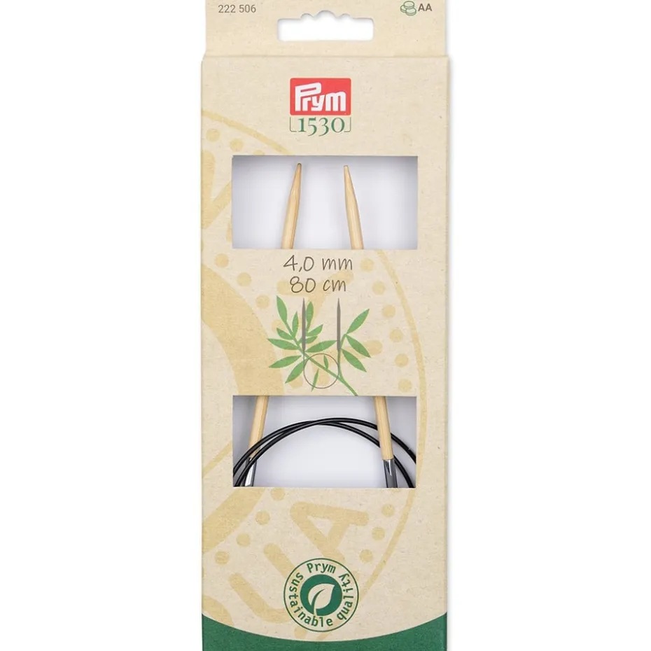 Prym 1530 Bambus Rundpinne – 4,0 – 80cm