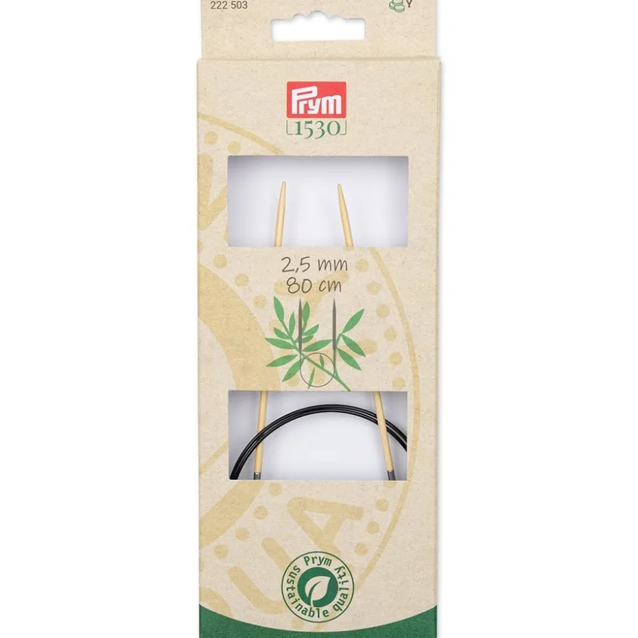 Prym 1530 Bambus Rundpinne – 2,5 – 80cm