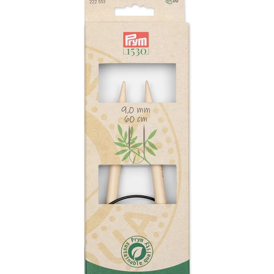 Prym 1530 Bambus Rundpinne – 9,0 – 60cm
