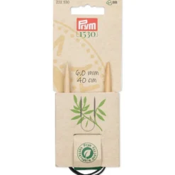 Prym 1530 Bambus Rundpinne – 6,0 – 40cm