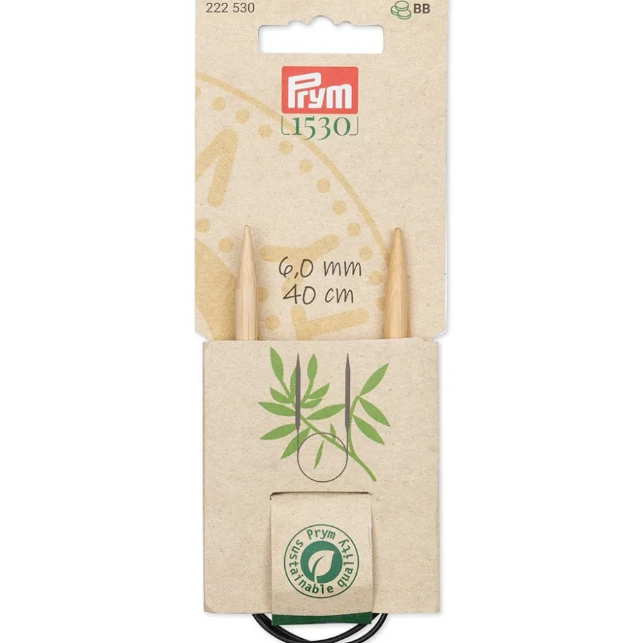 Prym 1530 Bambus Rundpinne – 6,0 – 40cm