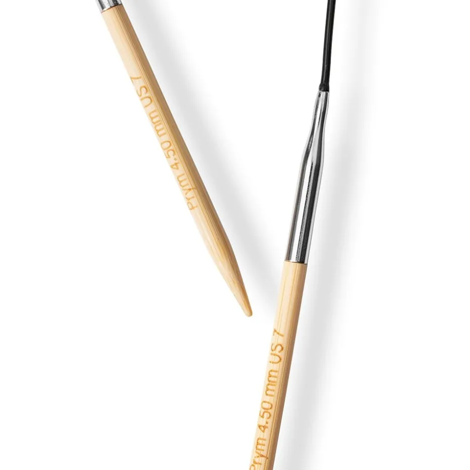 Prym 1530 Bambus Rundpinne – 4,5 – 40cm