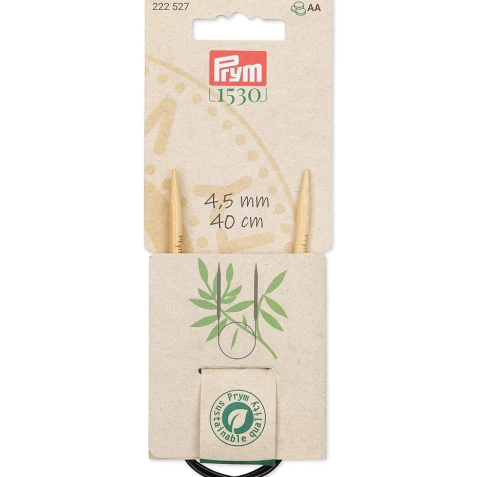 Prym 1530 Bambus Rundpinne – 4,5 – 40cm