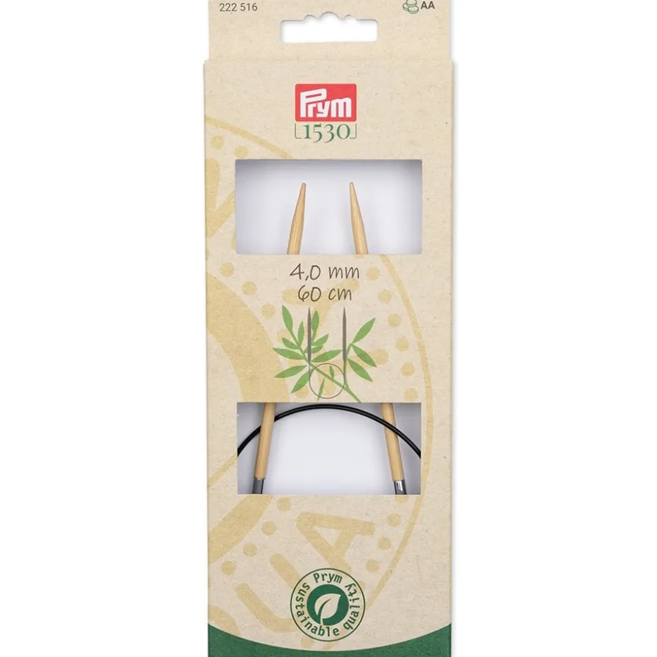 Prym 1530 Bambus Rundpinne – 4,0 – 60cm