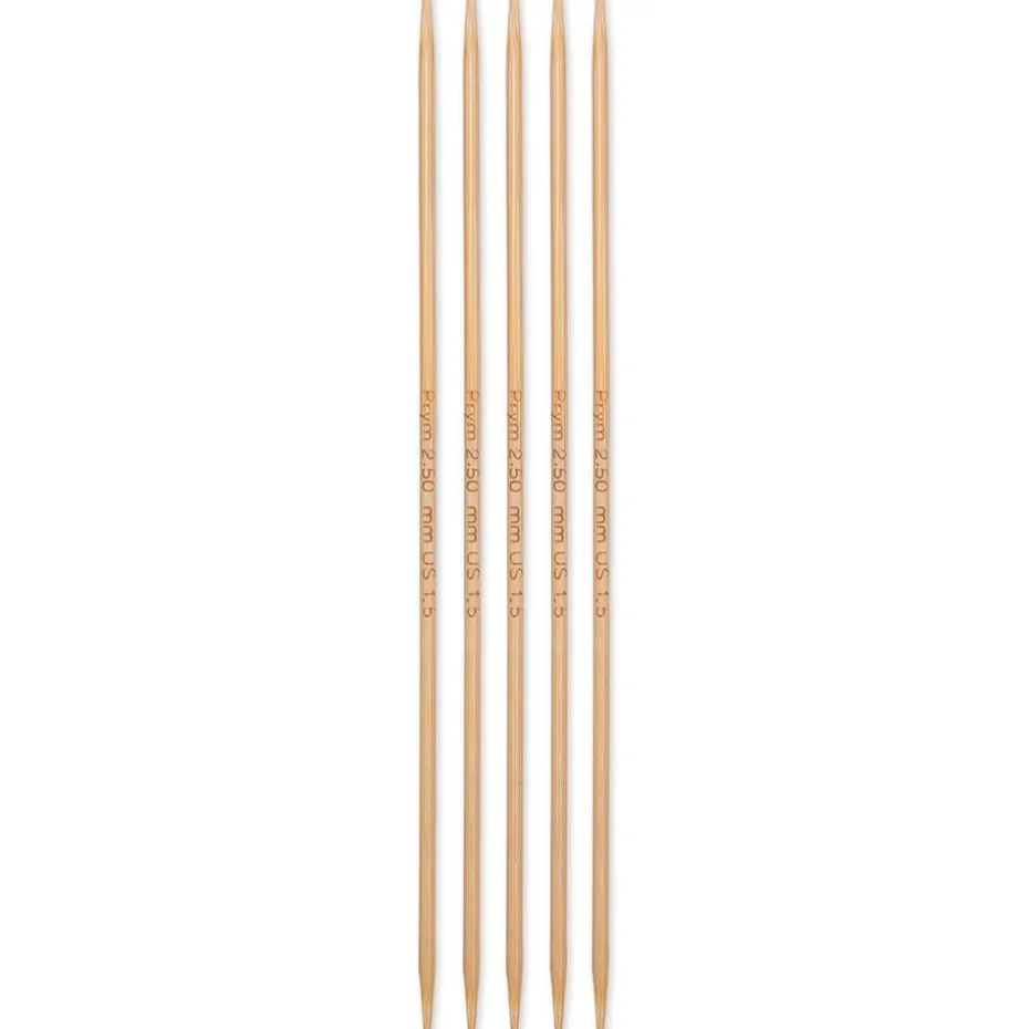 Prym 1530 Bambus Settpinne 5stk – 2,5 – 15cm