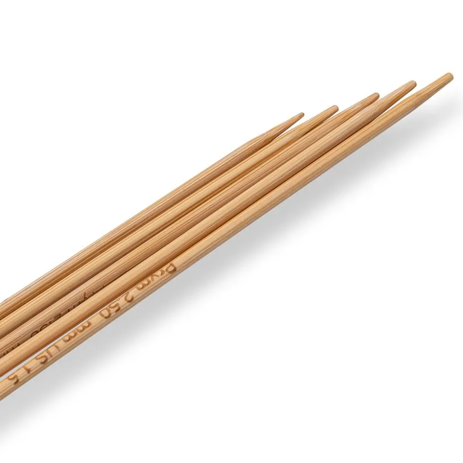 Prym 1530 Bambus Settpinne 5stk – 2,5 – 15cm