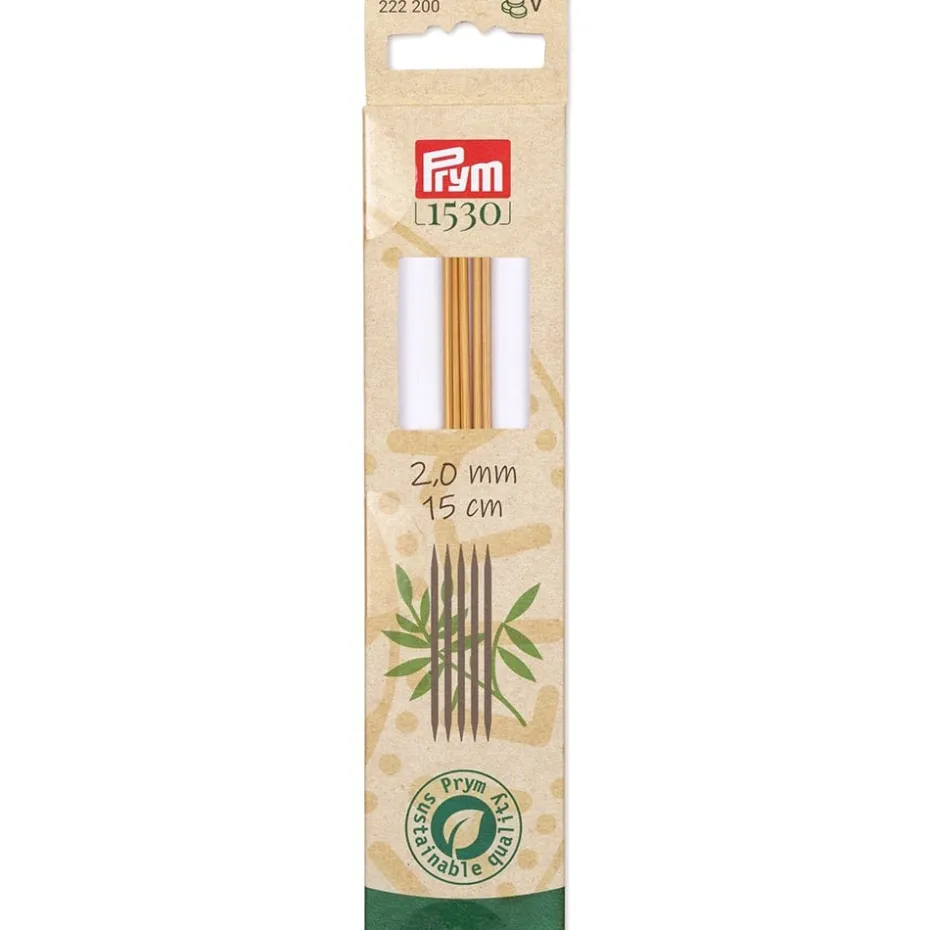 Prym 1530 Bambus Settpinne 5stk – 2,0 – 15cm