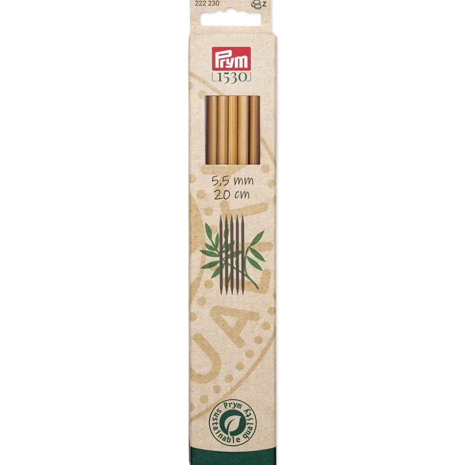 Prym 1530 Bambus Settpinne 5stk – 5,5 – 20cm