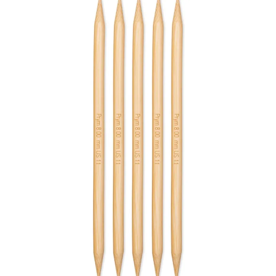 Prym 1530 Bambus Settpinne 5stk – 8,0 – 20cm
