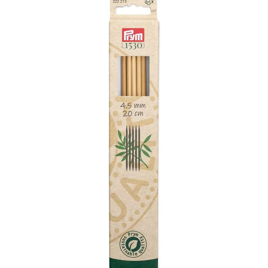 Prym 1530 Bambus Settpinne 5stk – 4,5 – 20cm
