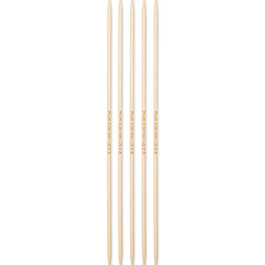 Prym 1530 Bambus Settpinne 5stk – 3,0 – 20cm