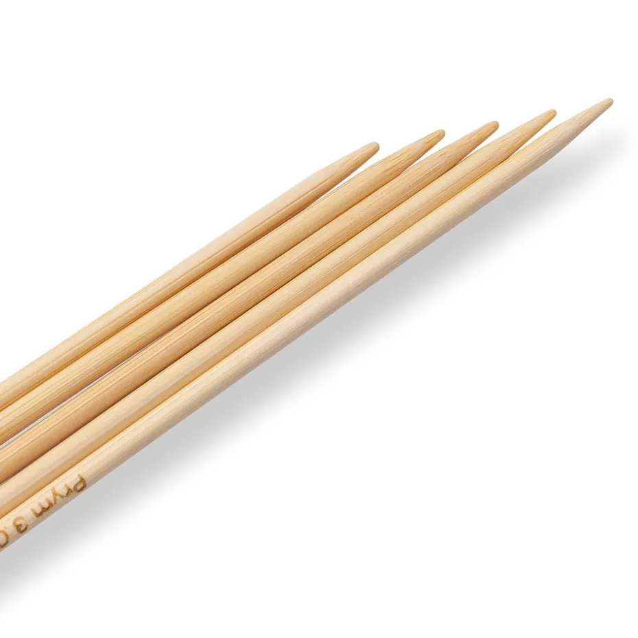 Prym 1530 Bambus Settpinne 5stk – 3,0 – 20cm