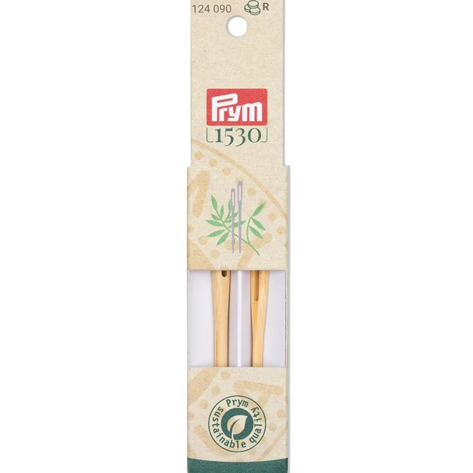 Prym 1530 Bambus Ullnåler 2stk – 8 og 9cm