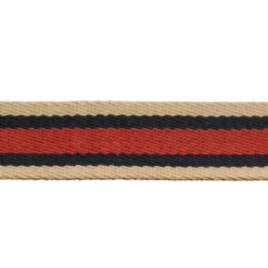 Prym Beltebånd – 40mm 3m – Beige/blå/rød