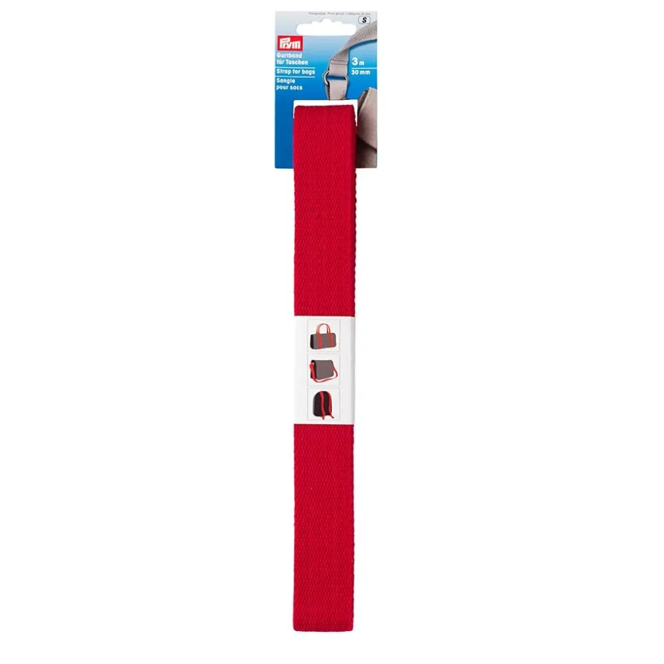 Prym Beltebånd – 30mm Rød
