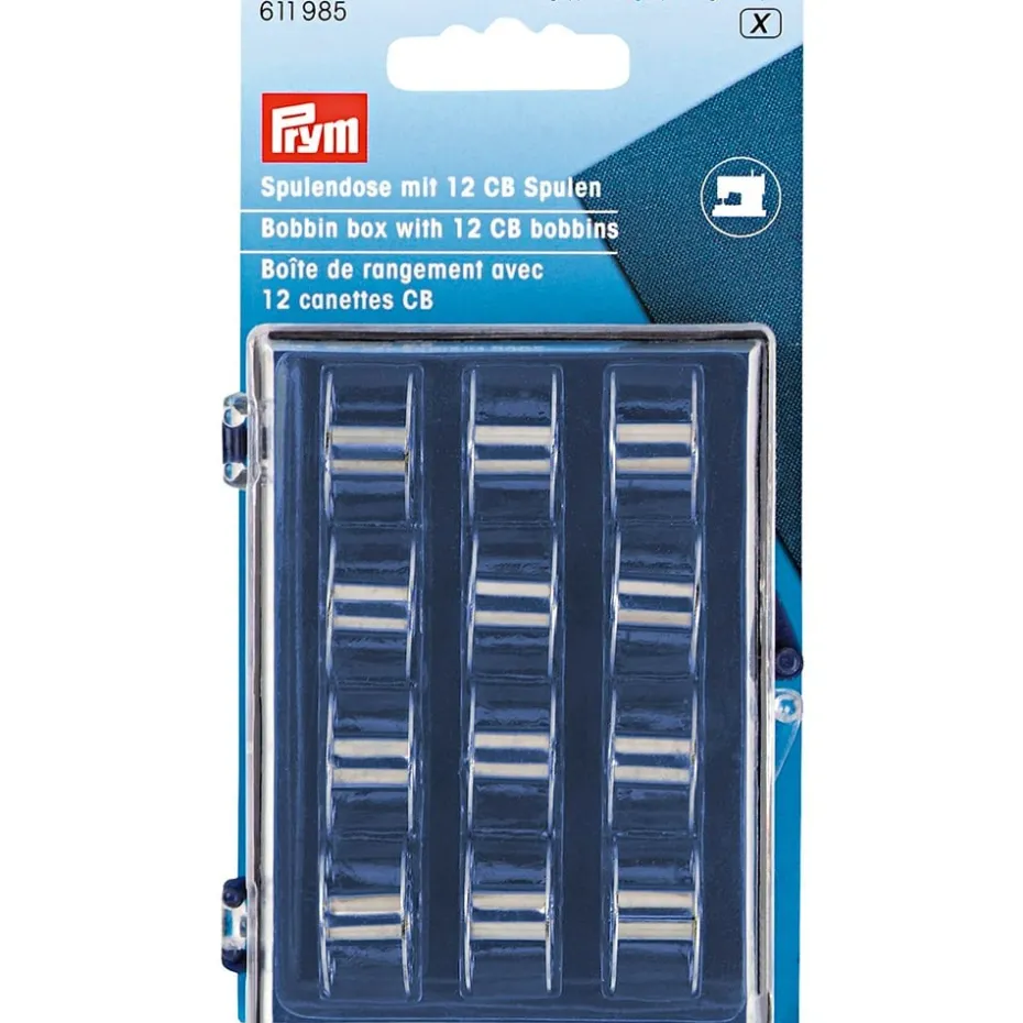 Prym Bobbin box m/12 metallunderspoler CB