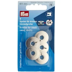 Prym Bobbins for small rotary shuttle metal 21.2mm