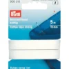 Prym Bomullsbånd kraftig 10mm 5m – Hvit