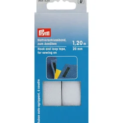 Prym Borrelås for sying – Hvit – 20mm x 1,2m