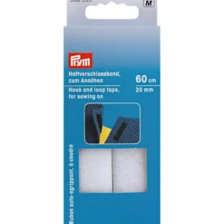 Prym Borrelås for sying – Hvit – 20mm x 0,6m