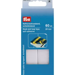 Prym Borrelås selvklebende – Hvit – 20mmx60cm