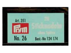 Prym Broderinåler butt 25stk – No.26 – Sølv