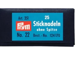 Prym Broderinåler butt 25stk – No.22 – Sølv