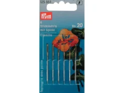 Prym Broderinåler Chenille spiss 6stk – No.20 – Sølv