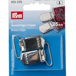 Prym Bukseseleklips 2stk – 25mm – Sølv