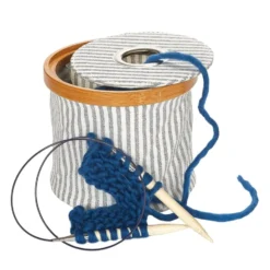 Prym Canvas & Bamboo Garnholder – Grå