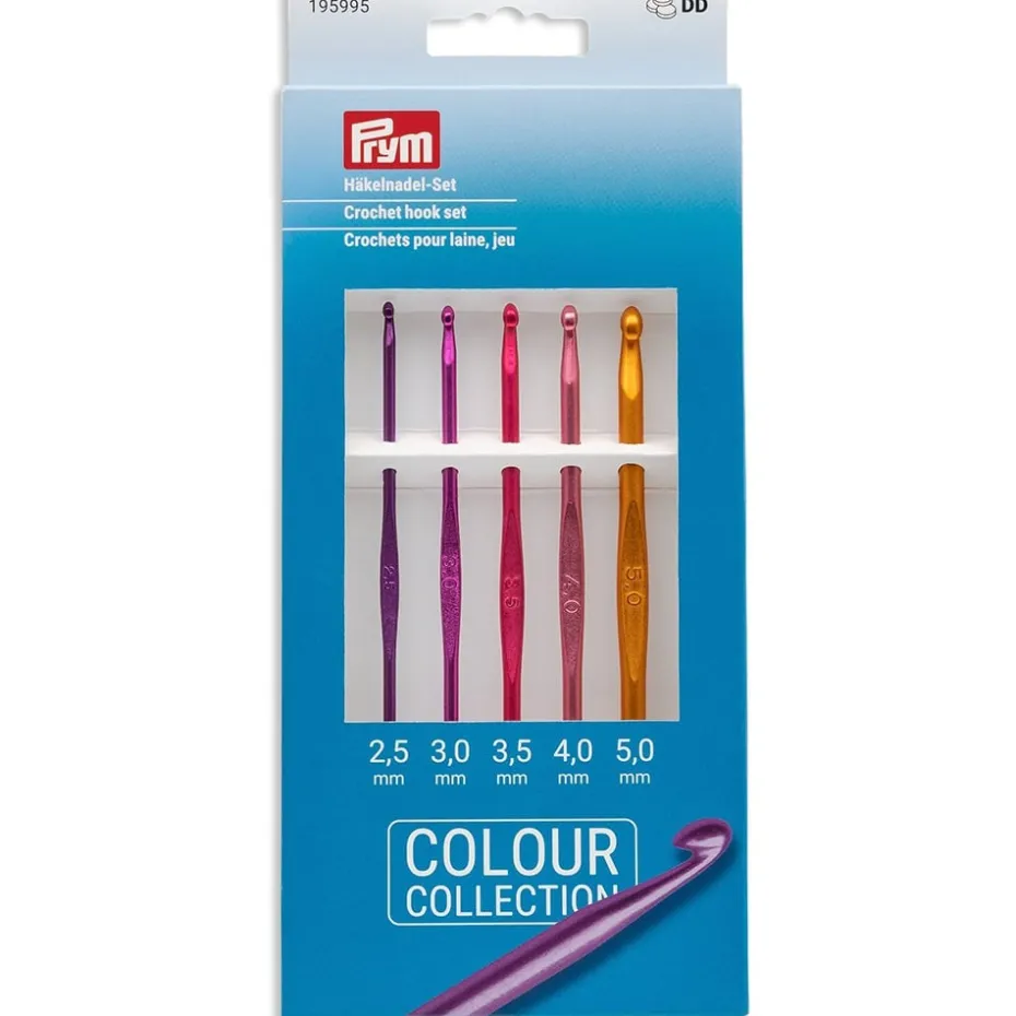 Prym Colour Collection – Heklenål alu 2.5-5.0mm