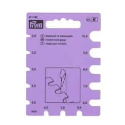 Prym Crochet Hook Gauge – Heklenålmåler