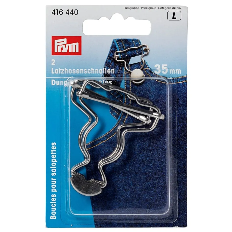 Prym Dongeri-hekte – 35mm 2stk sølv
