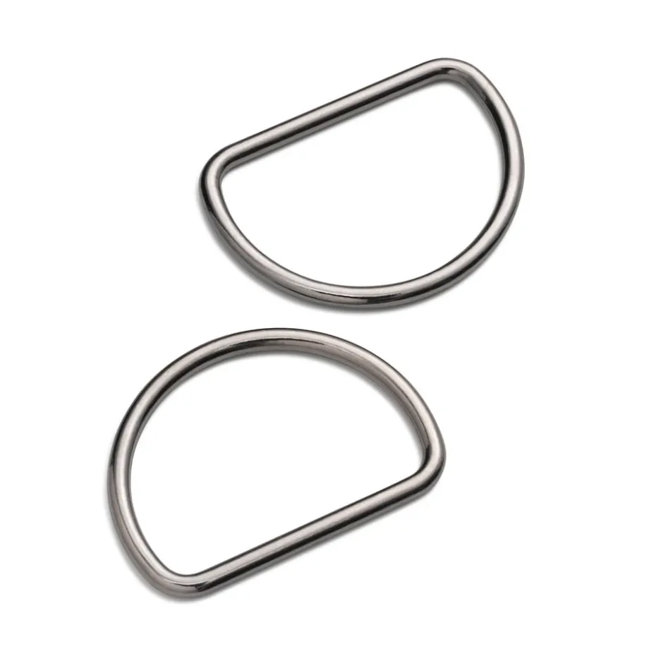 Prym D-ring 40mm 2stk – Gunmetal