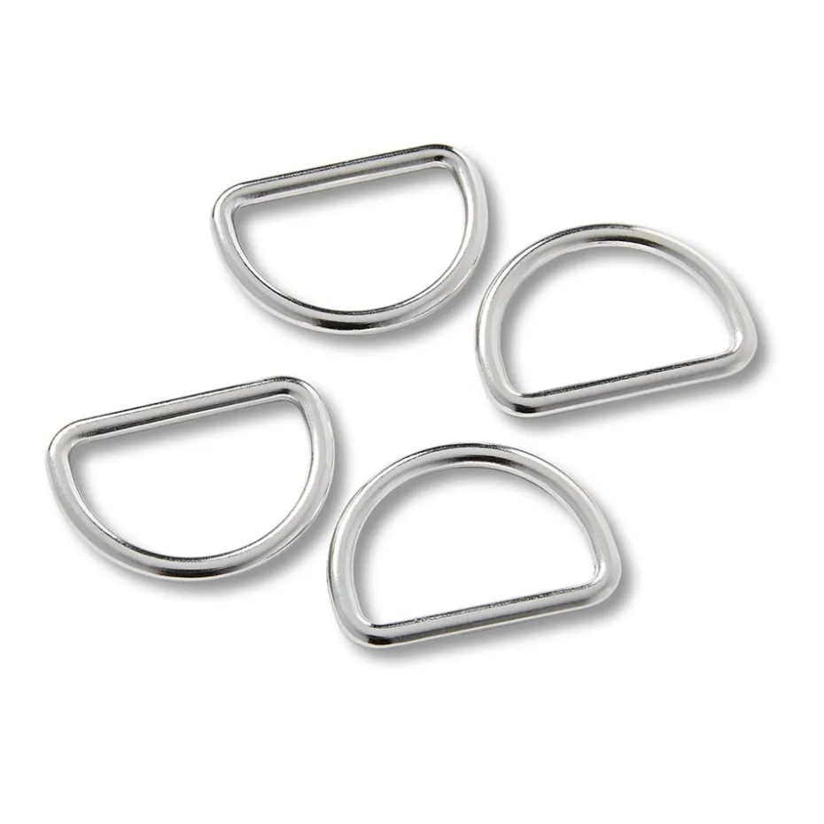 Prym D-ring 25mm 4stk – Sølv